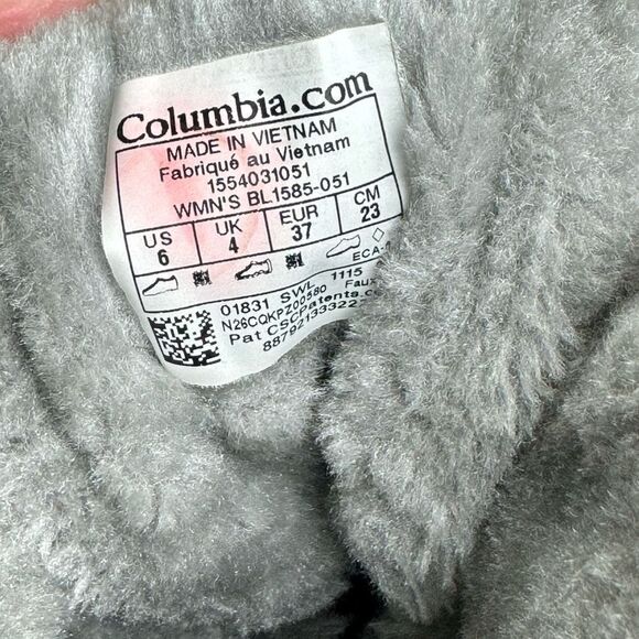 Columbia Minx Mid II Omni Heat Boot Size 6 Shale Gray Winter Boots Waterproof - Picture 11 of 16